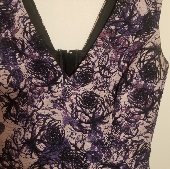 RW floral fit and flare dress - Picture 3 of 4